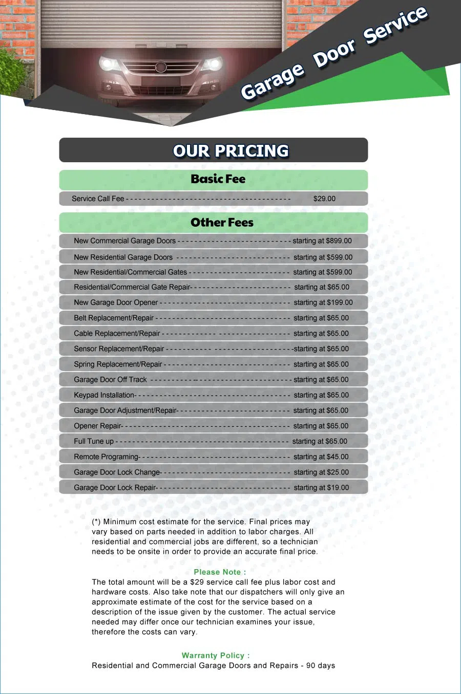 Galaxy Garage Door Service Arlington, MA 781-384-0649